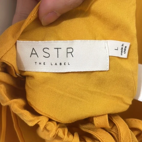 Astr The Label Marigold Divine Tie Waist Crop Top & Maxi Skirt Matching Set NEW - Picture 8 of 16